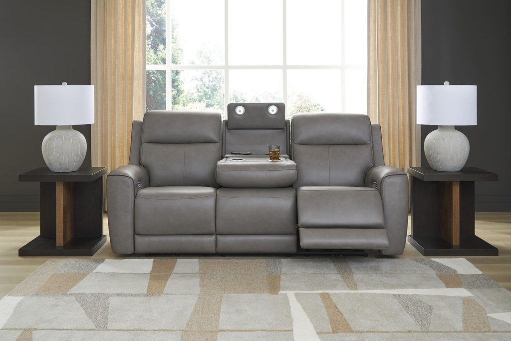 Ashley 5Z-Relaxation PWR REC Sofa with ADJ Headrest