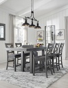 Ashley Myshanna Counter Height Extendable Dining Table