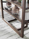 Ashley Breckington Bookcase - Dark Brown