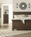 Ashley Flynnter Queen Bed w/o Slats