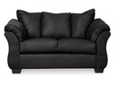 Ashley Darcy Sofa & Loveseat - Black Fabric Set
