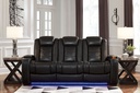 Ashley Party Time Power Reclining Sofa with ADJ Headrest