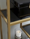 Ashley Frankwell Bookcase - Gold Finish