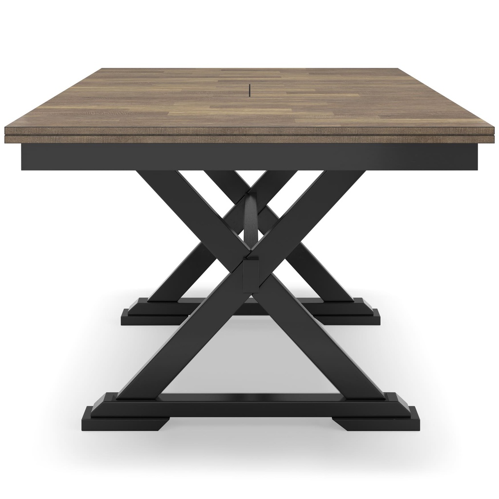 Ashley Wildenauer - Rectangular Dining Room Ext Table - Black/Brown