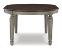 Ashley Lodenbay Oval Dining Room EXT Table - Two-tone