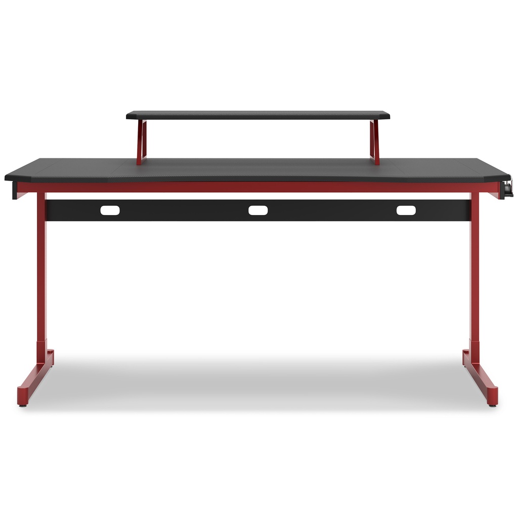 Ashley Lynxtyn Home Office Desk - Red/Black