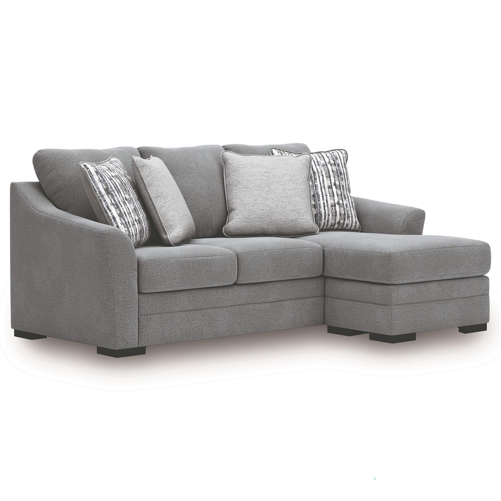 Ashley Lealand Heights Sofa Chaise Queen Sleeper - Steel