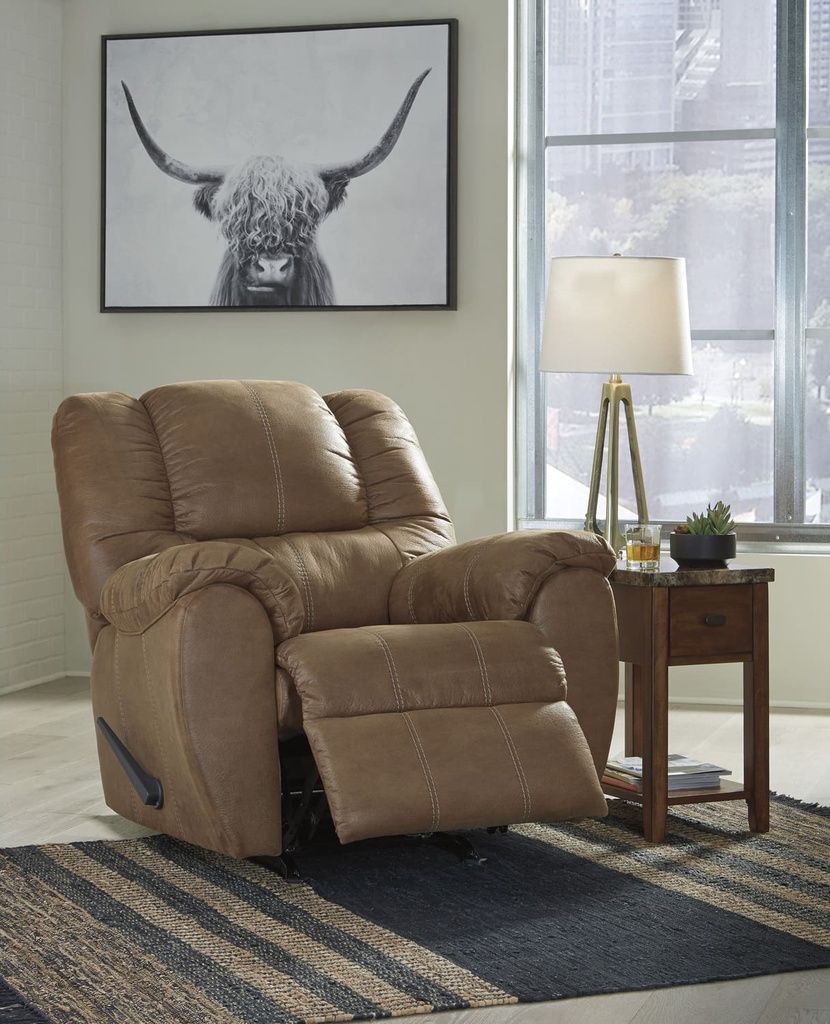 Ashley McGann Rocker Recliner - Saddle