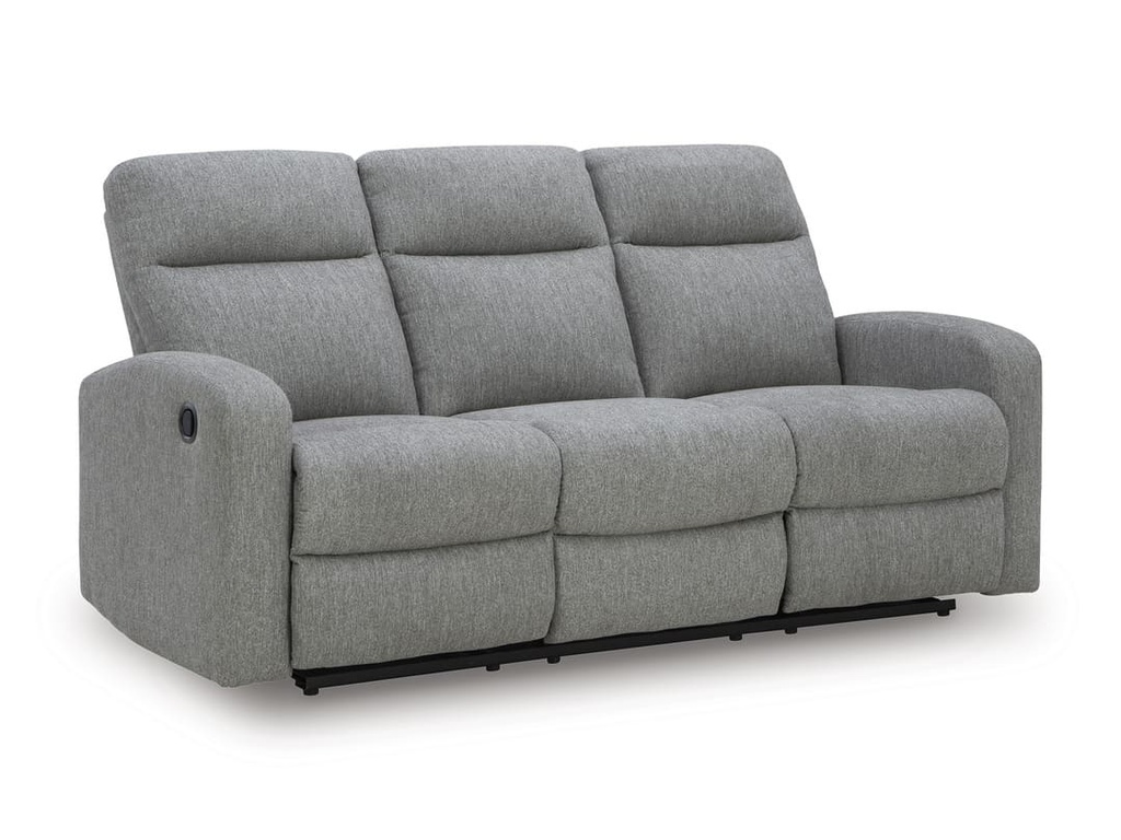 Ashley Moreau Place Reclining Sofa - Sterling