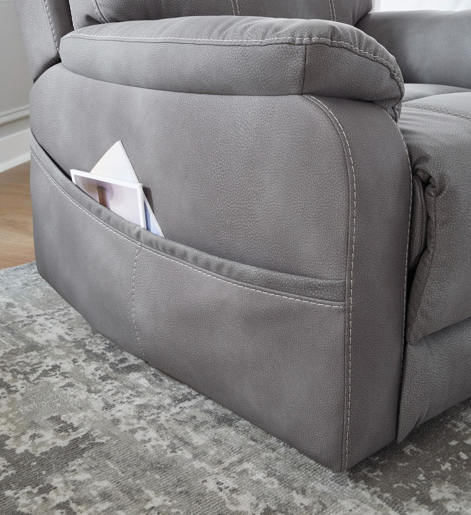 Ashley Next-Gen Durapella Power Lift Recliner - Slate