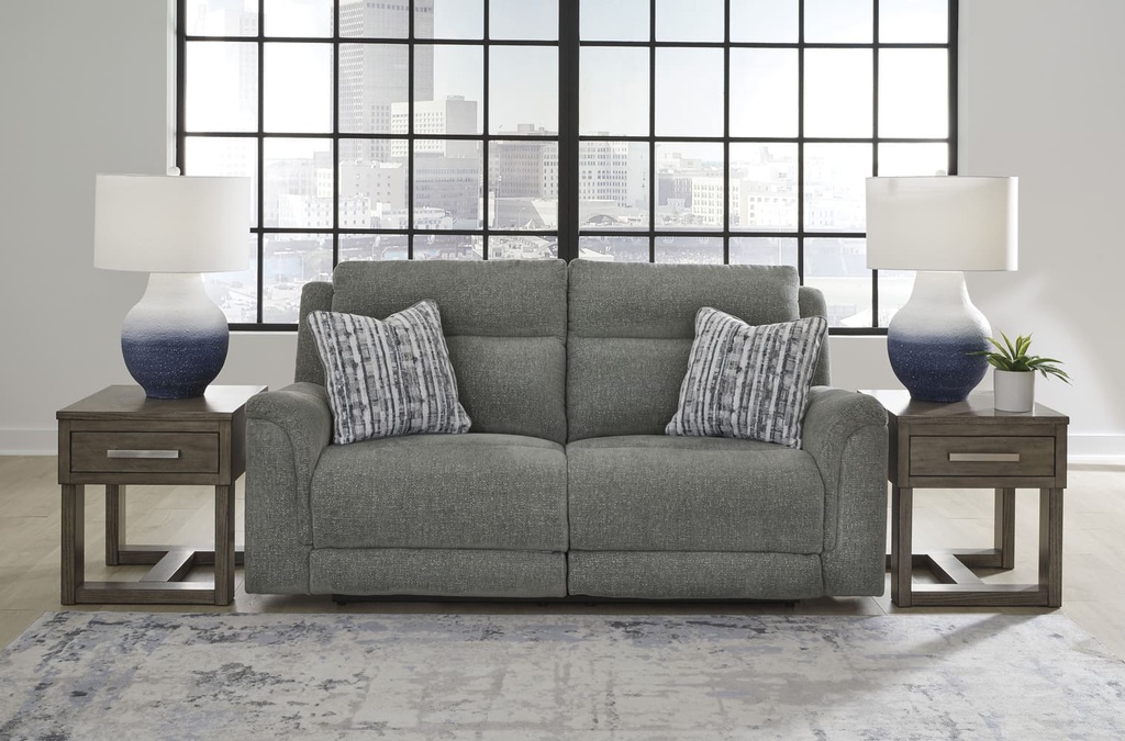 Ashley Overflow Next-Gen Nuvella™ Performance Fabric Dual Power Reclining Sofa