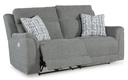 Ashley Overflow Next-Gen Nuvella™ Performance Fabric Dual Power Reclining Sofa
