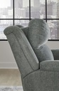Ashley Overflow Next-Gen Nuvella™ Performance Fabric Dual Power Reclining Loveseat with Console