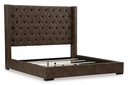 Ashley Steenlage King Bed Brown - w/o Slats
