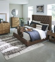 Ashley Steenlage King Bed Brown - w/o Slats