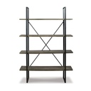 Ashley Gilesgrove Bookcase - Black/Gray