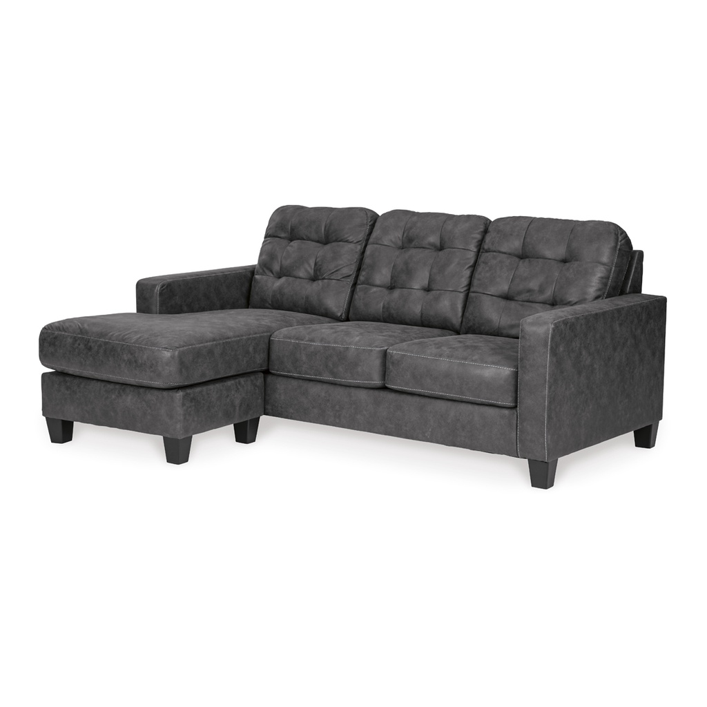 Ashley Venaldi Sofa Chaise Queen Sleeper - Gunmetal