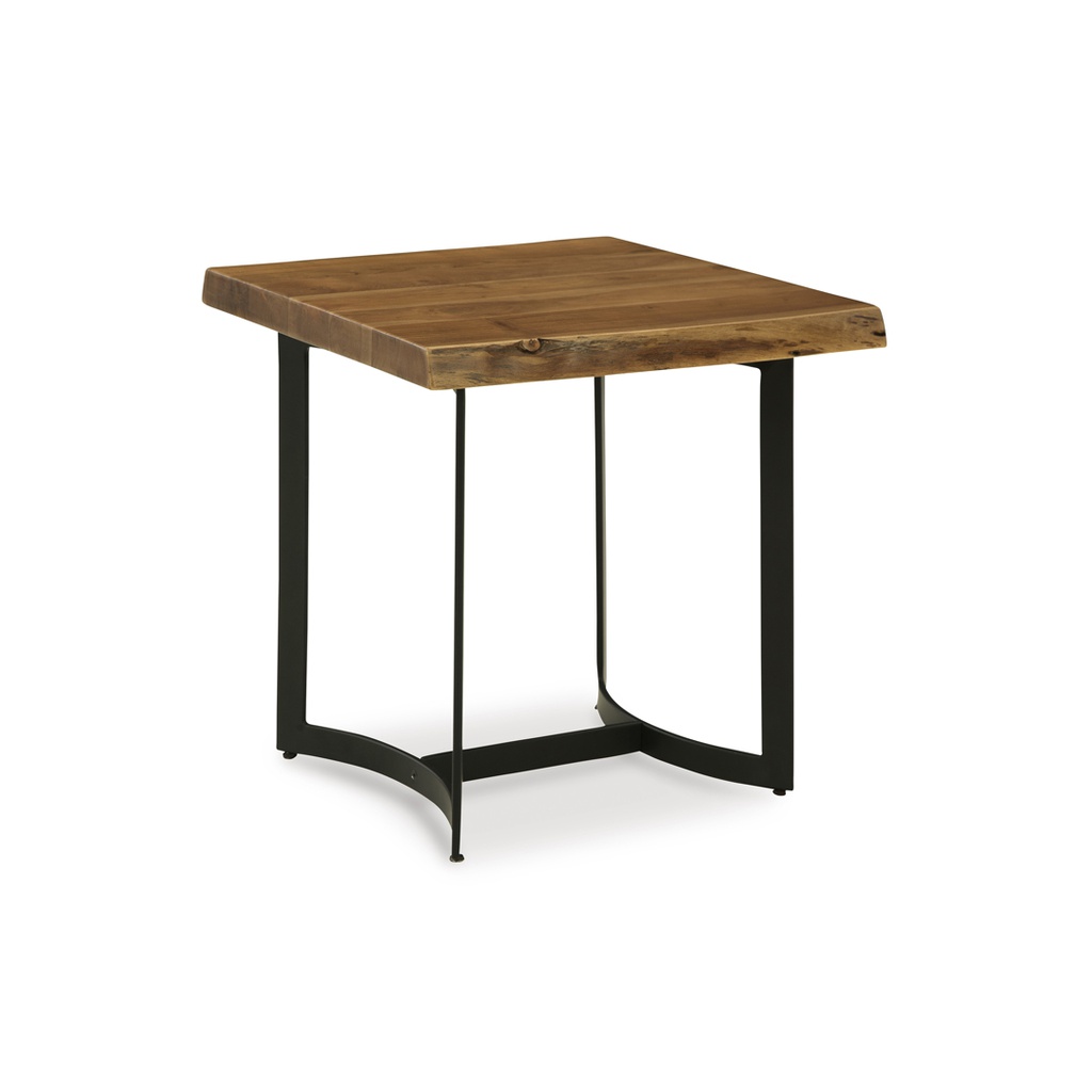 Ashley Fortmaine End Table - Brown/Black