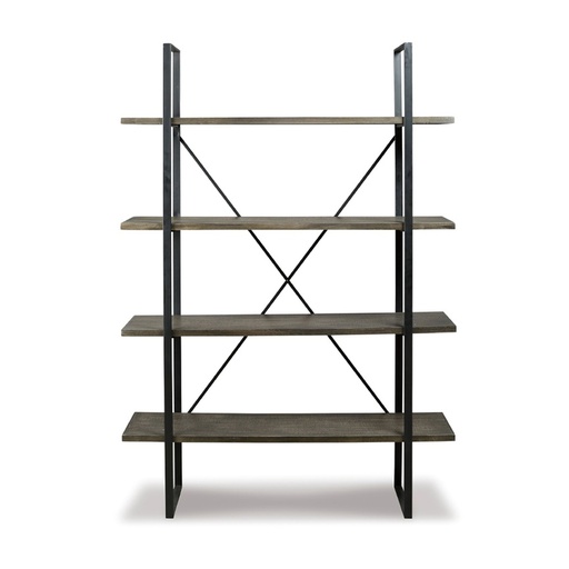 [A4000017] Ashley Gilesgrove Bookcase - Black/Gray