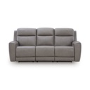 Ashley 5Z-Relaxation Dual Power Leather Reclining Sofa with ADJ Headrest