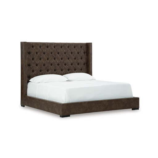 [B735-78_76] Ashley Steenlage King Bed Brown - w/o Slats