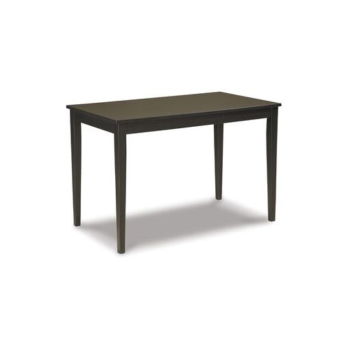 [D250-25] Ashley Kimonte Rectangular Dining Room Table - Dark Brown