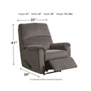 Ashley Rockmade Zero Wall Recliner