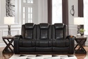 Ashley Party Time Power Reclining Sofa with ADJ Headrest