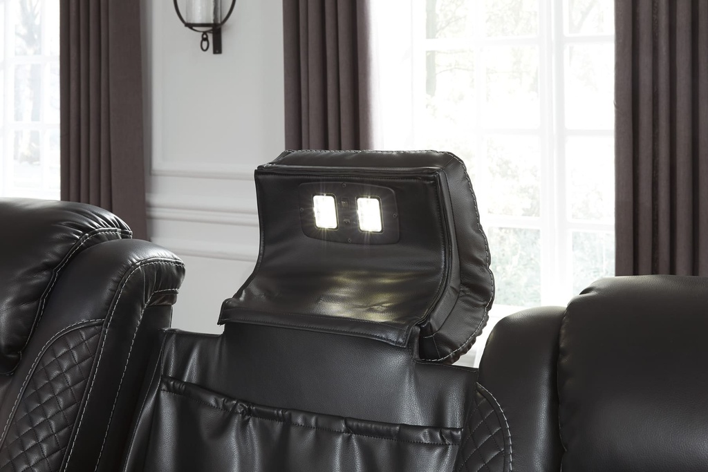 Ashley Party Time Power Reclining Sofa with ADJ Headrest