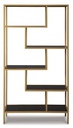 Ashley Frankwell Bookcase - Gold Finish