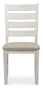 Ashley Skempton Dining UPH Side Chair - White/Light Brown