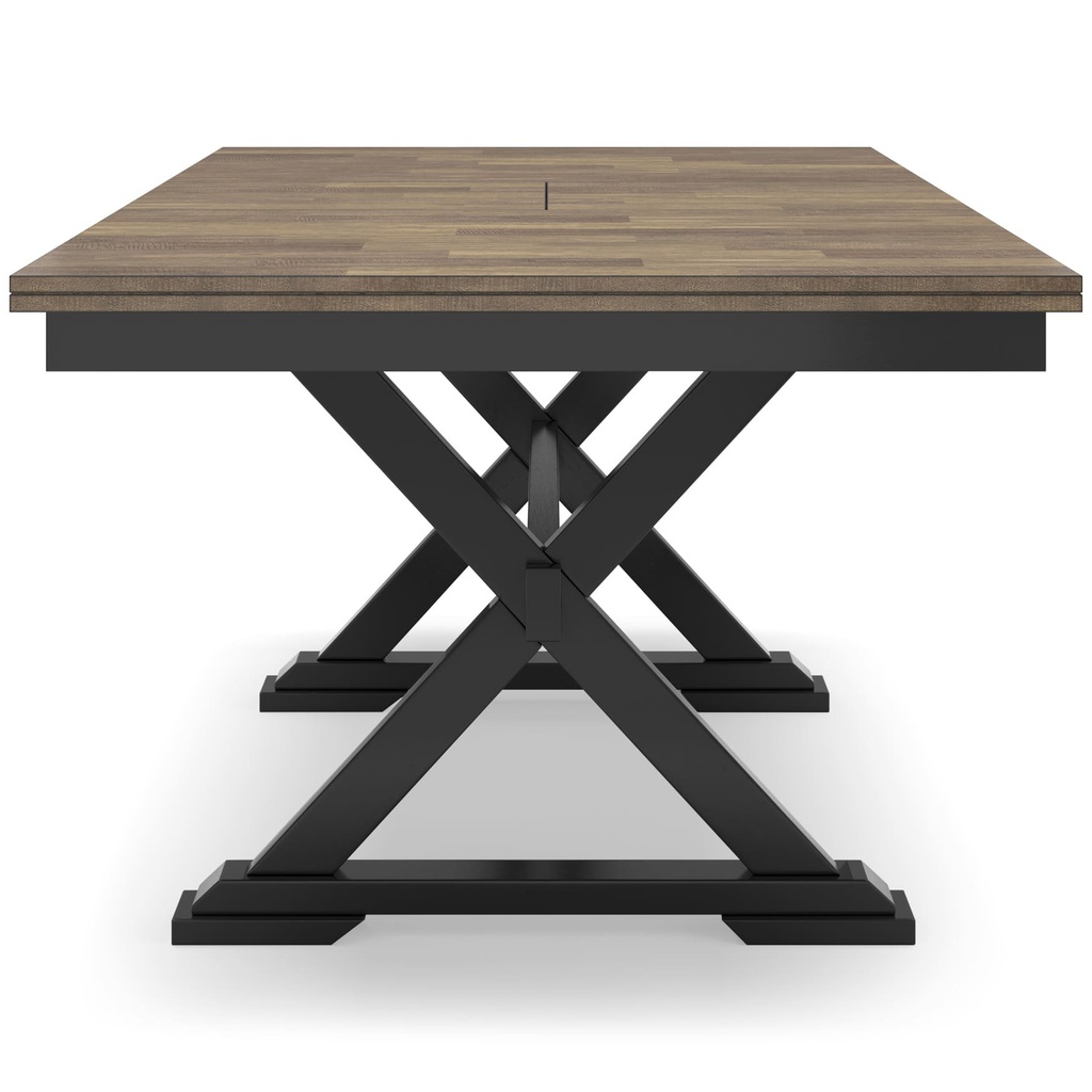 Ashley Wildenauer - Rectangular Dining Room Ext Table - Black/Brown