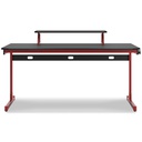Ashley Lynxtyn Home Office Desk - Red/Black