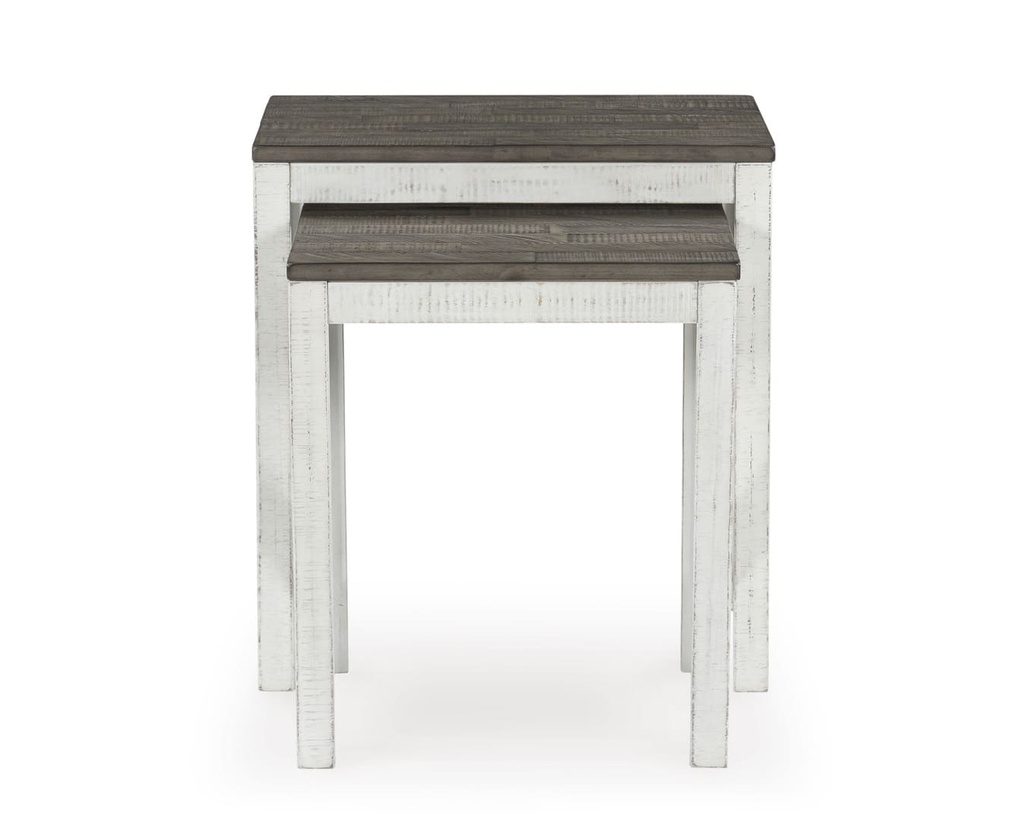 Ashley Havalance Nesting End Tables (2/CN) - Gray/White