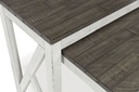 Ashley Havalance Nesting End Tables (2/CN) - Gray/White