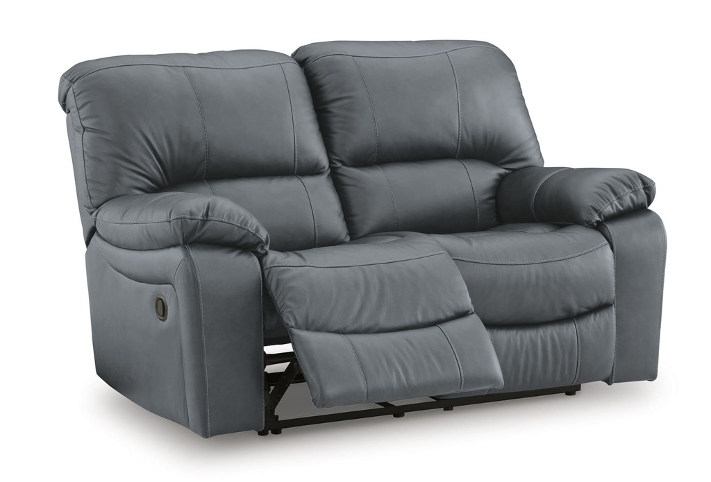 Ashley Leesworth Reclining Loveseat - Steel