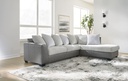 Ashley Clairette Court RAF Corner 2-Piece Sectional with Chaise