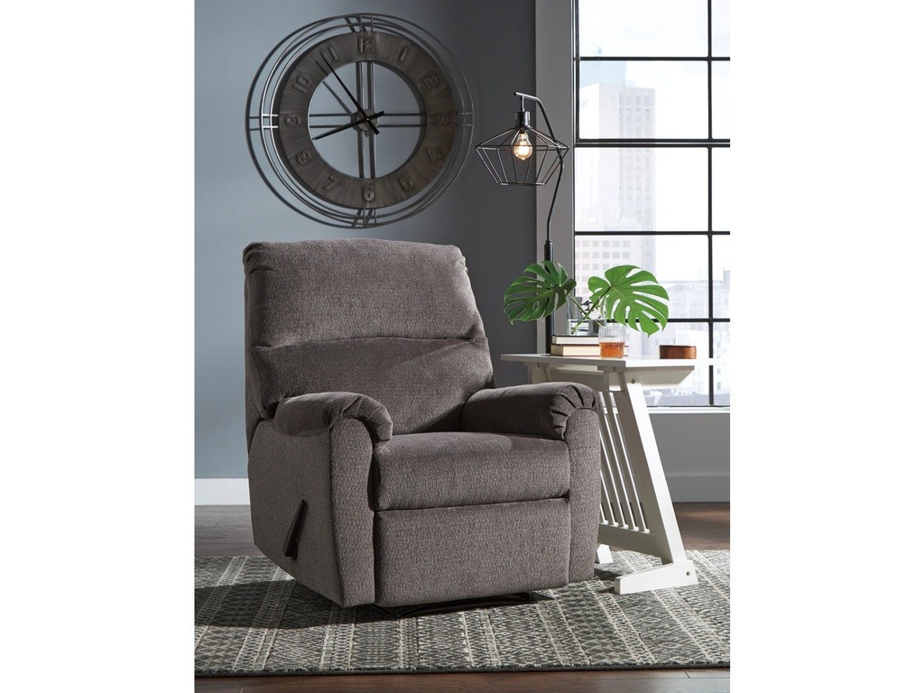 Ashley Nerviano Zero Wall Recliner - Grey