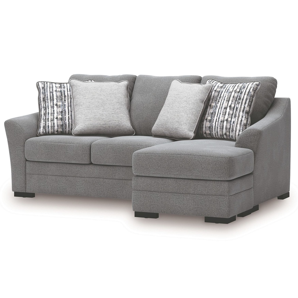 Ashley Lealand Heights Sofa Chaise Queen Sleeper - Steel