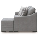 Ashley Lealand Heights Sofa Chaise Queen Sleeper - Steel