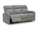 Ashley Moreau Place Reclining Sofa - Sterling