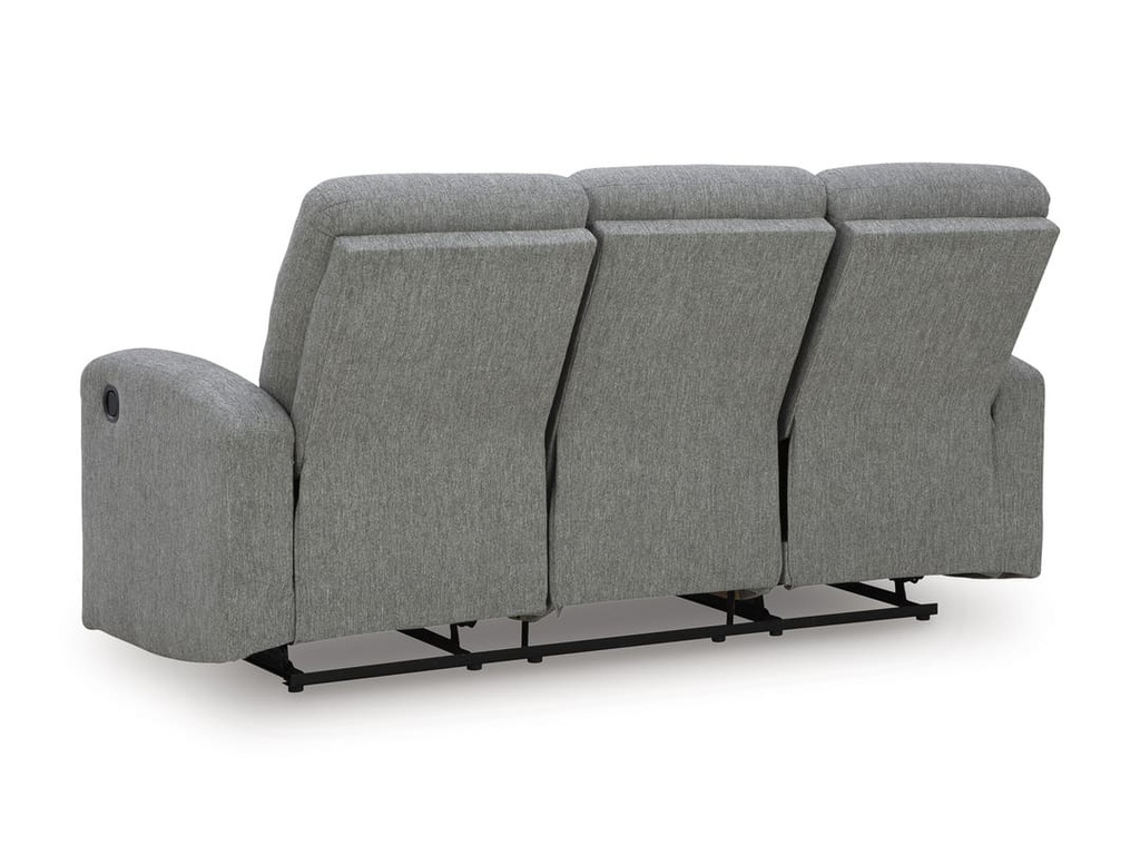 Ashley Moreau Place Reclining Sofa - Sterling