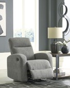 Ashley Moreau Place Rocker Recliner - Sterling