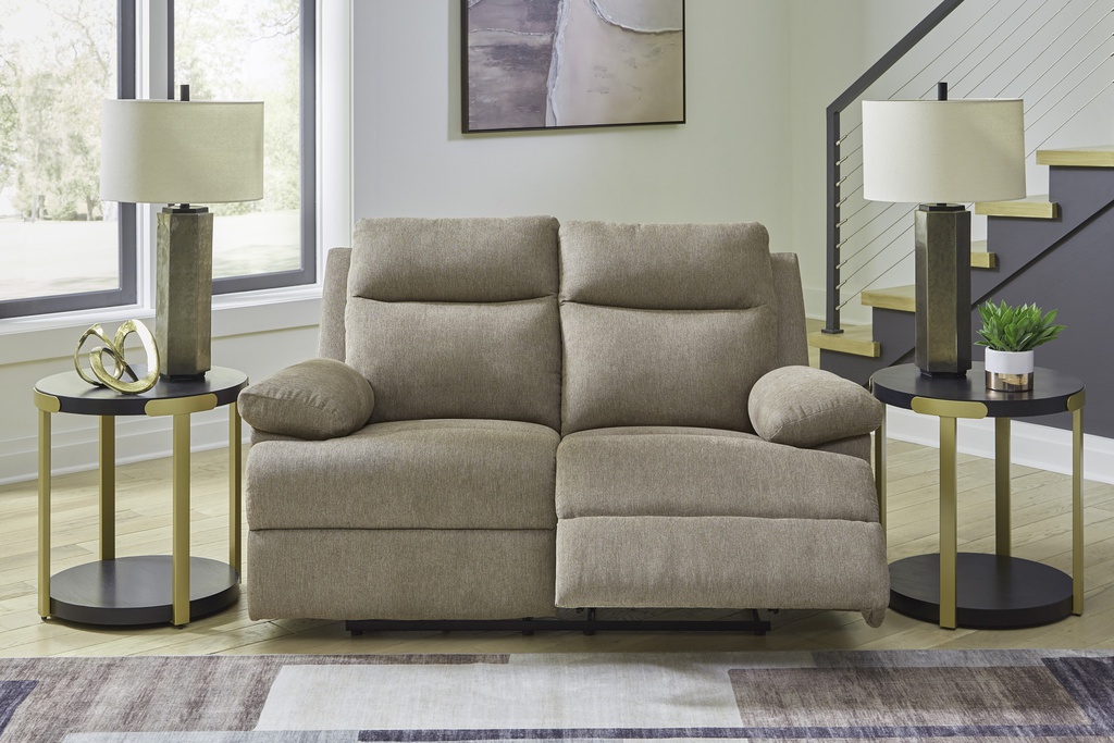 Ashley Tarrant Reclining Loveseat - Mocha