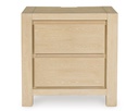 Ashley Whittgate Two Drawer Night Stand - Light Brown