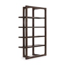 Ashley Breckington Bookcase - Dark Brown