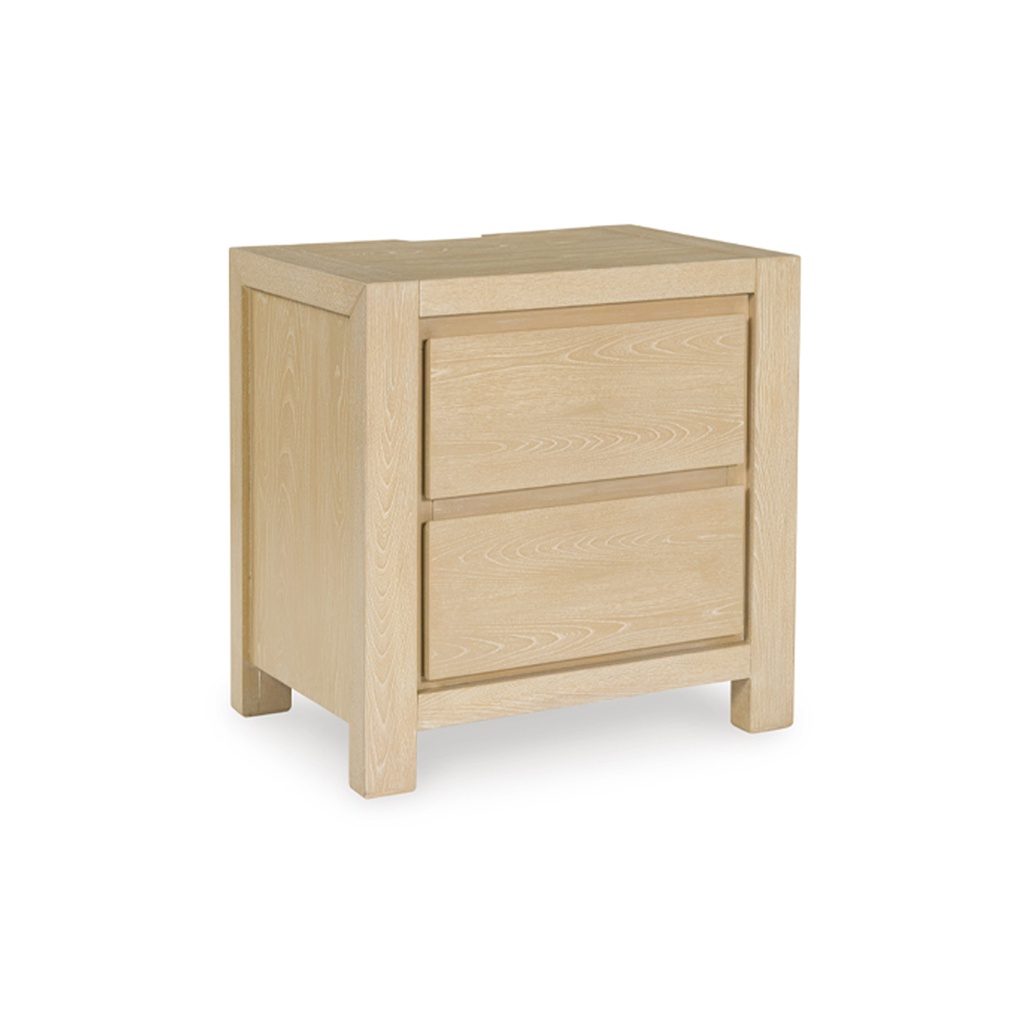 Ashley Whittgate Two Drawer Night Stand - Light Brown