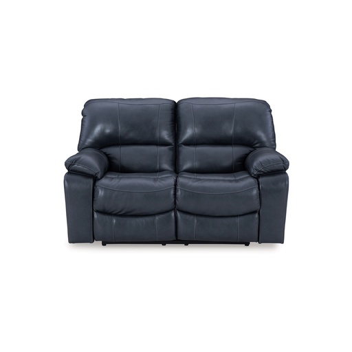 [U4380986] Ashley Leesworth Leather Reclining Loveseat - Ocean
