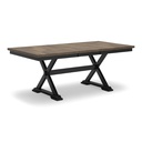 Ashley Wildenauer - Rectangular Dining Room Ext Table - Black/Brown