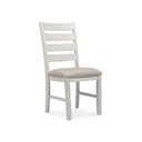 Ashley Skempton Dining UPH Side Chair - White/Light Brown